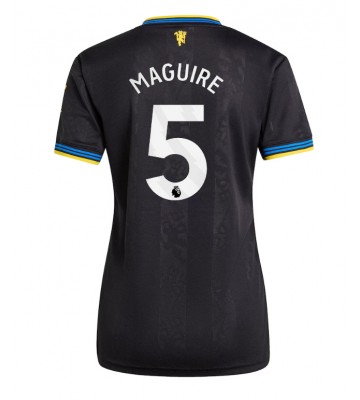 Manchester United Harry Maguire #5 Tredjetrøje Dame 2025-26 Kortærmet